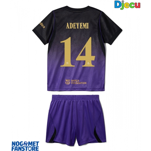 Barcelona Karim Adeyemi #14 Gostujuci Dres za djecu 2026-27 Kratak Rukav (+ Kratke hlače)